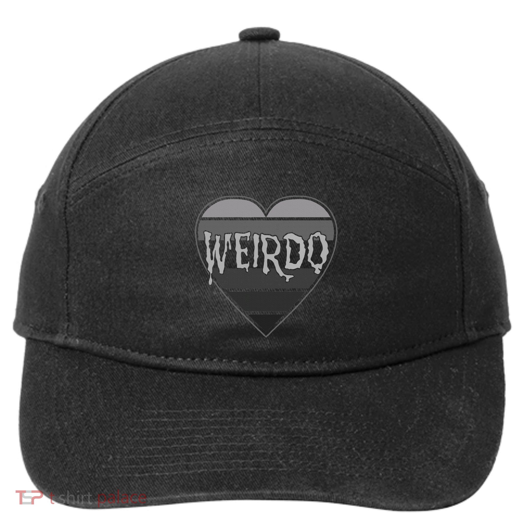 Punk Dark Emo Funny Goth Heavy Rock Music Weirdo 7-Panel Snapback Hat