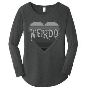 Punk Dark Emo Funny Goth Heavy Rock Music Weirdo Women's Perfect Tri Tunic Long Sleeve Shirt