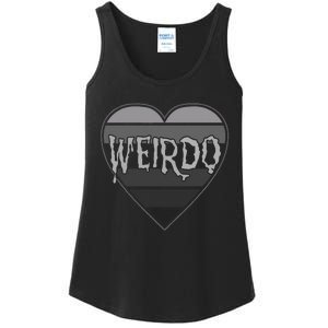 Punk Dark Emo Funny Goth Heavy Rock Music Weirdo Ladies Essential Tank