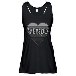 Punk Dark Emo Funny Goth Heavy Rock Music Weirdo Ladies Essential Flowy Tank