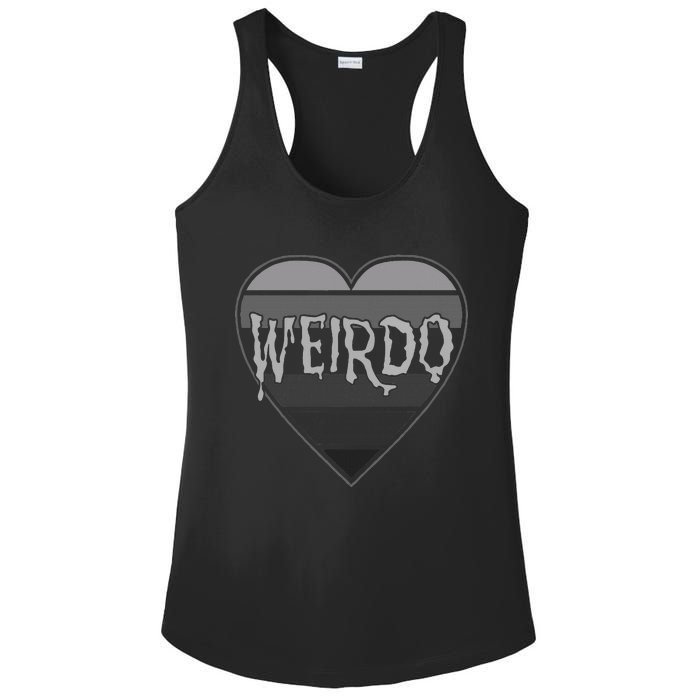 Punk Dark Emo Funny Goth Heavy Rock Music Weirdo Ladies PosiCharge Competitor Racerback Tank