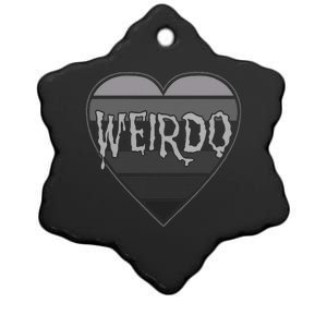 Punk Dark Emo Funny Goth Heavy Rock Music Weirdo Ceramic Star Ornament