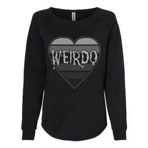 Punk Dark Emo Funny Goth Heavy Rock Music Weirdo Womens California Wash Sweatshirt