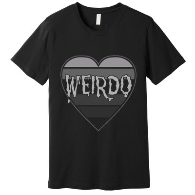 Punk Dark Emo Funny Goth Heavy Rock Music Weirdo Premium T-Shirt