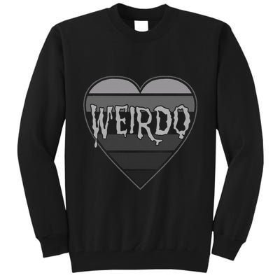 Punk Dark Emo Funny Goth Heavy Rock Music Weirdo Tall Sweatshirt