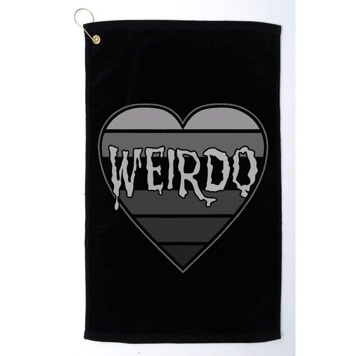 Punk Dark Emo Funny Goth Heavy Rock Music Weirdo Golf Towel