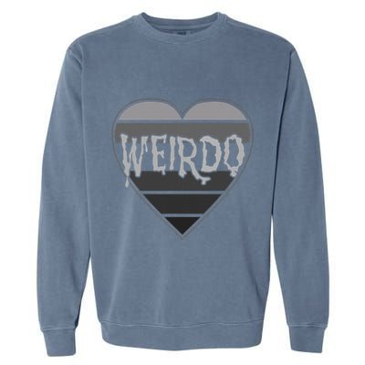 Punk Dark Emo Funny Goth Heavy Rock Music Weirdo Garment-Dyed Sweatshirt