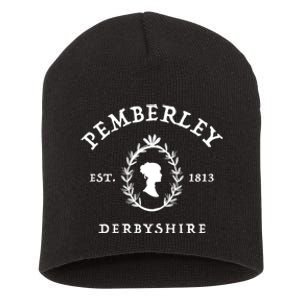 Pemberley Derbyshire Est 1813 Pride And Prejudice Jane Austen Short Acrylic Beanie