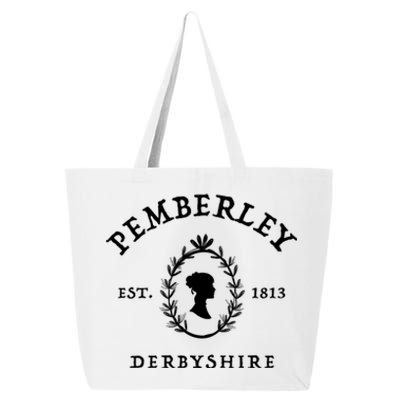 Pemberley Derbyshire Est 1813 Pride And Prejudice Jane Austen 25L Jumbo Tote