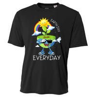 Planet Dabbing Earth Day Everyday Cooling Performance Crew T-Shirt