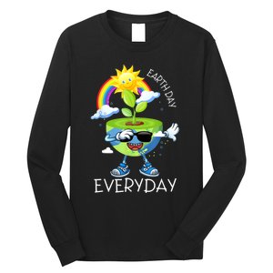 Planet Dabbing Earth Day Everyday Long Sleeve Shirt