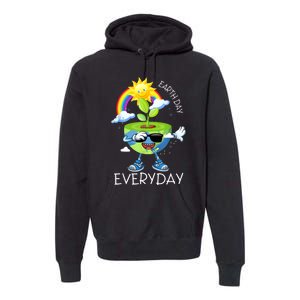 Planet Dabbing Earth Day Everyday Premium Hoodie