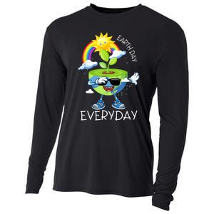 Planet Dabbing Earth Day Everyday Cooling Performance Long Sleeve Crew