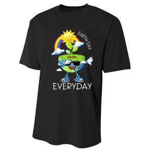 Planet Dabbing Earth Day Everyday Performance Sprint T-Shirt