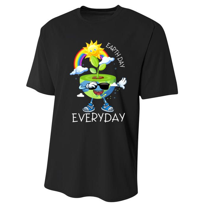 Planet Dabbing Earth Day Everyday Performance Sprint T-Shirt