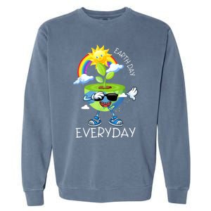 Planet Dabbing Earth Day Everyday Garment-Dyed Sweatshirt