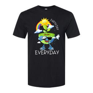 Planet Dabbing Earth Day Everyday Softstyle CVC T-Shirt