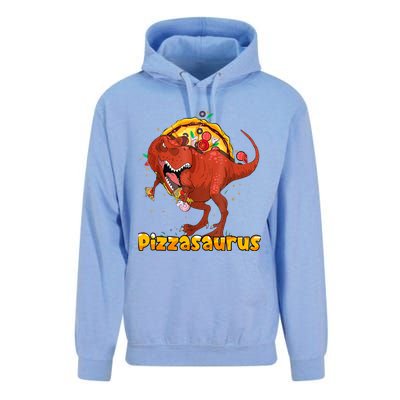 Pizzasaurus Dinosaur Eating Pizza T Rex Unisex Surf Hoodie