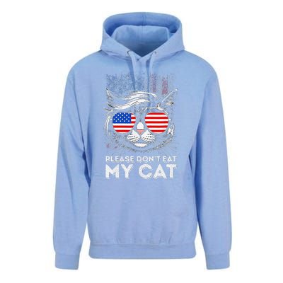 Please DonT Eat My Cat Funny Strange News Us Flag Sarcastic Unisex Surf Hoodie