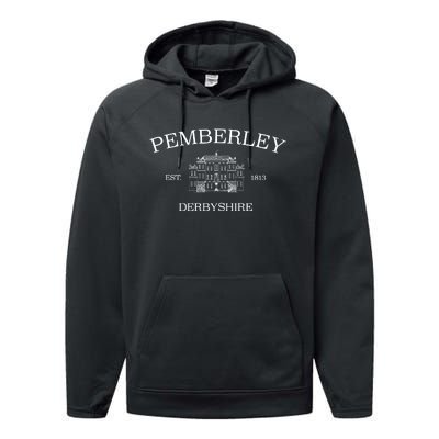 Pemberley Derbyshire Est.1813 Performance Fleece Hoodie