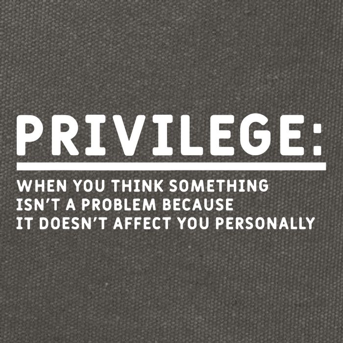 Privilege Definition Equality And Civil Rights Supporter Cotton Canvas Backpack