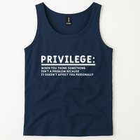 Privilege Definition Equality And Civil Rights Supporter Tank Top