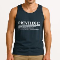 Privilege Definition Equality And Civil Rights Supporter Tank Top