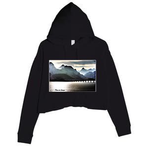 Picos De Europa Beautiful Earth Land And Sea Scapes Gift Crop Fleece Hoodie