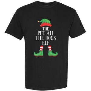 Pets Dogs Elf Matching Group Xmas Funny Family Christmas Garment-Dyed Heavyweight T-Shirt