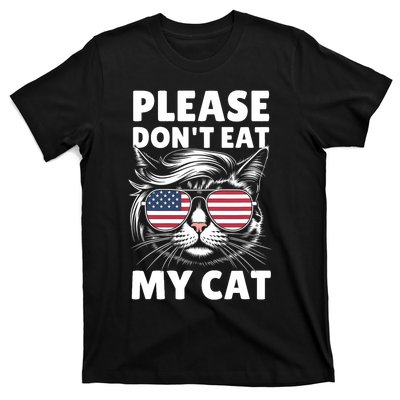 Please DonT Eat My Cat Funny Strange News Funny Sarcastic T-Shirt