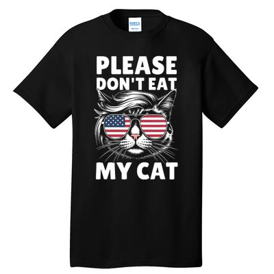 Please DonT Eat My Cat Funny Strange News Funny Sarcastic Tall T-Shirt