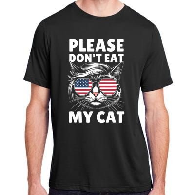 Please DonT Eat My Cat Funny Strange News Funny Sarcastic Adult ChromaSoft Performance T-Shirt