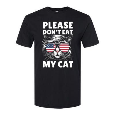 Please DonT Eat My Cat Funny Strange News Funny Sarcastic Softstyle CVC T-Shirt