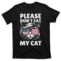 Please Dont Eat My Cat Funny Strange News Funny Sarcastic T-Shirt