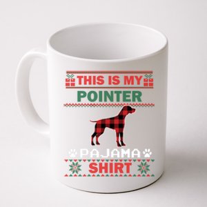 Pointer Dog Funny Gift This Is My Pointer Pajama Ugly Christmas Gift Coffee Mug