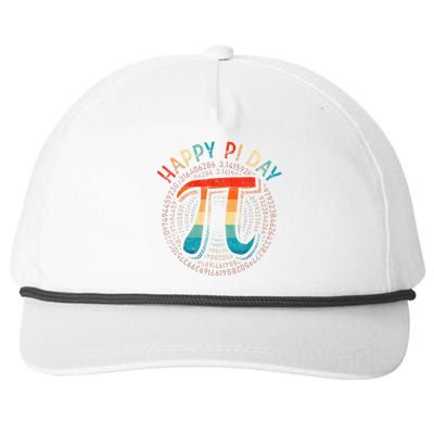 Pi Day Funny Pi Mathematic Math for Teachers Snapback Five-Panel Rope Hat