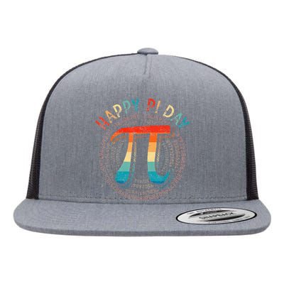 Pi Day Funny Pi Mathematic Math for Teachers Flat Bill Trucker Hat