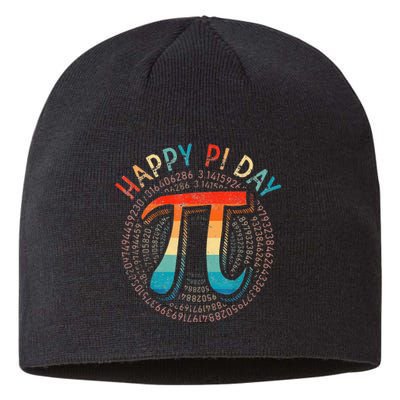 Pi Day Funny Pi Mathematic Math for Teachers Sustainable Beanie