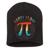 Pi Day Funny Pi Mathematic Math for Teachers Short Acrylic Beanie