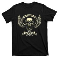 Paratrooper Death From Above Airborne Veteran Gift T-Shirt