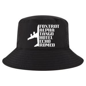 Pilot Dad Father Aviation Captain Phonetics Fathers Day Cool Gift Cool Comfort Performance Bucket Hat