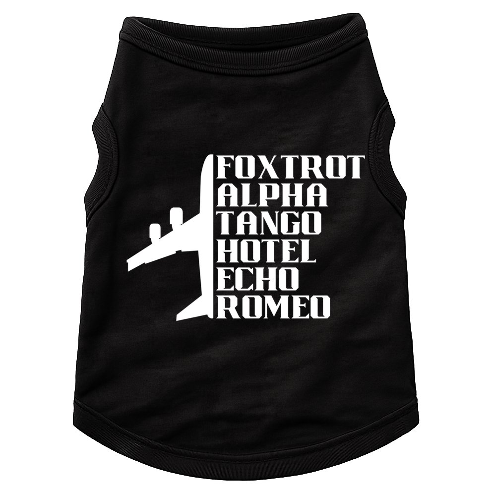 Pilot Dad Father Aviation Captain Phonetics Fathers Day Cool Gift Doggie Tank