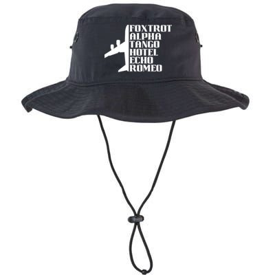 Pilot Dad Father Aviation Captain Phonetics Fathers Day Cool Gift Bucket Hat
