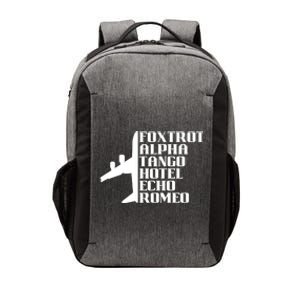 Pilot Dad Father Aviation Captain Phonetics Fathers Day Cool Gift Vector Backpack