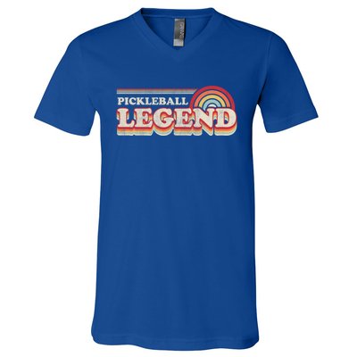 Pickleball Design Funny Pickleball Legend Cute Gift V-Neck T-Shirt