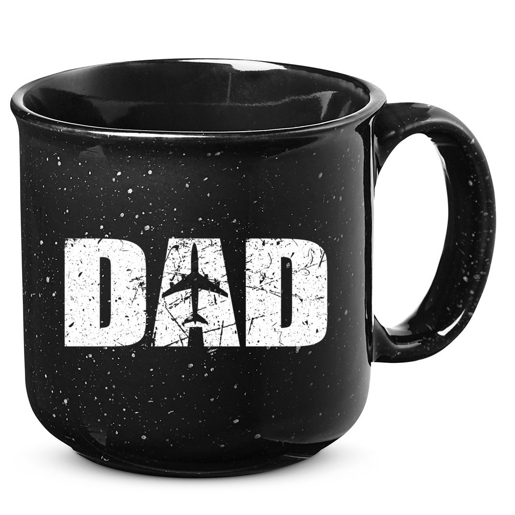 Pilot Dad Fathers Day Irplane And Aviation Lover Gift 15oz Campfire Ceramic Mug