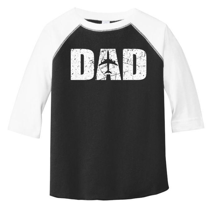 Pilot Dad Fathers Day Irplane And Aviation Lover Gift Toddler Fine Jersey T-Shirt