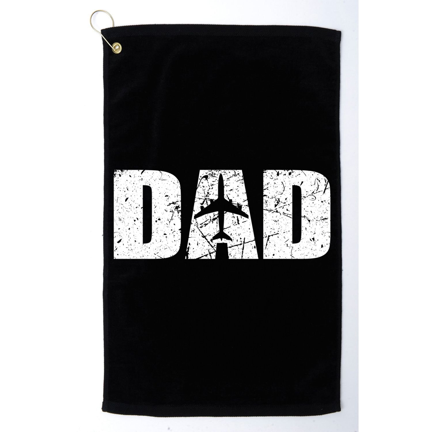 Pilot Dad Fathers Day Irplane And Aviation Lover Gift Golf Towel