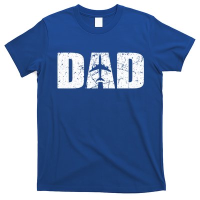 Pilot Dad Fathers Day Irplane And Aviation Lover Gift T-Shirt
