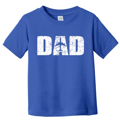 Pilot Dad Fathers Day Irplane And Aviation Lover Gift Toddler T-Shirt